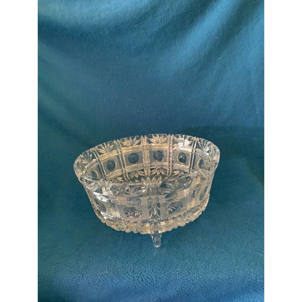 Beyer Bleikristall Leaded Crystal Footed Bowl